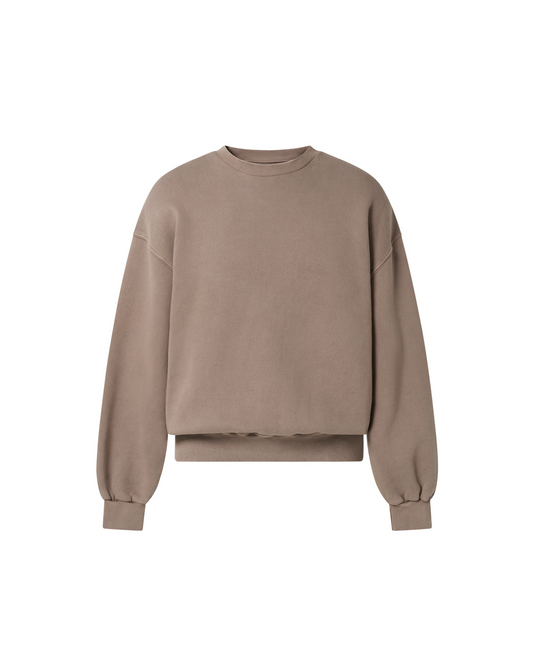 450 GSM 'Vintage Taupe' Crewneck