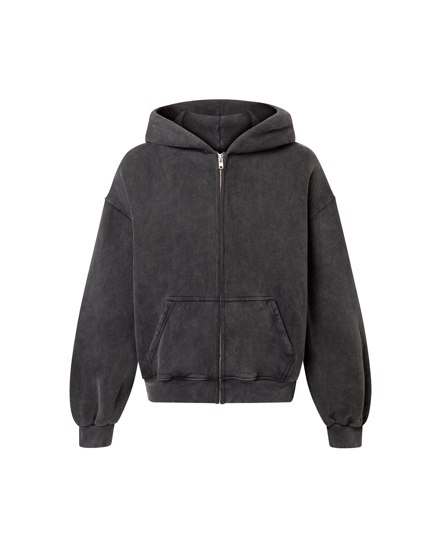 450 GSM ‘Vintage Black’ Zipper
