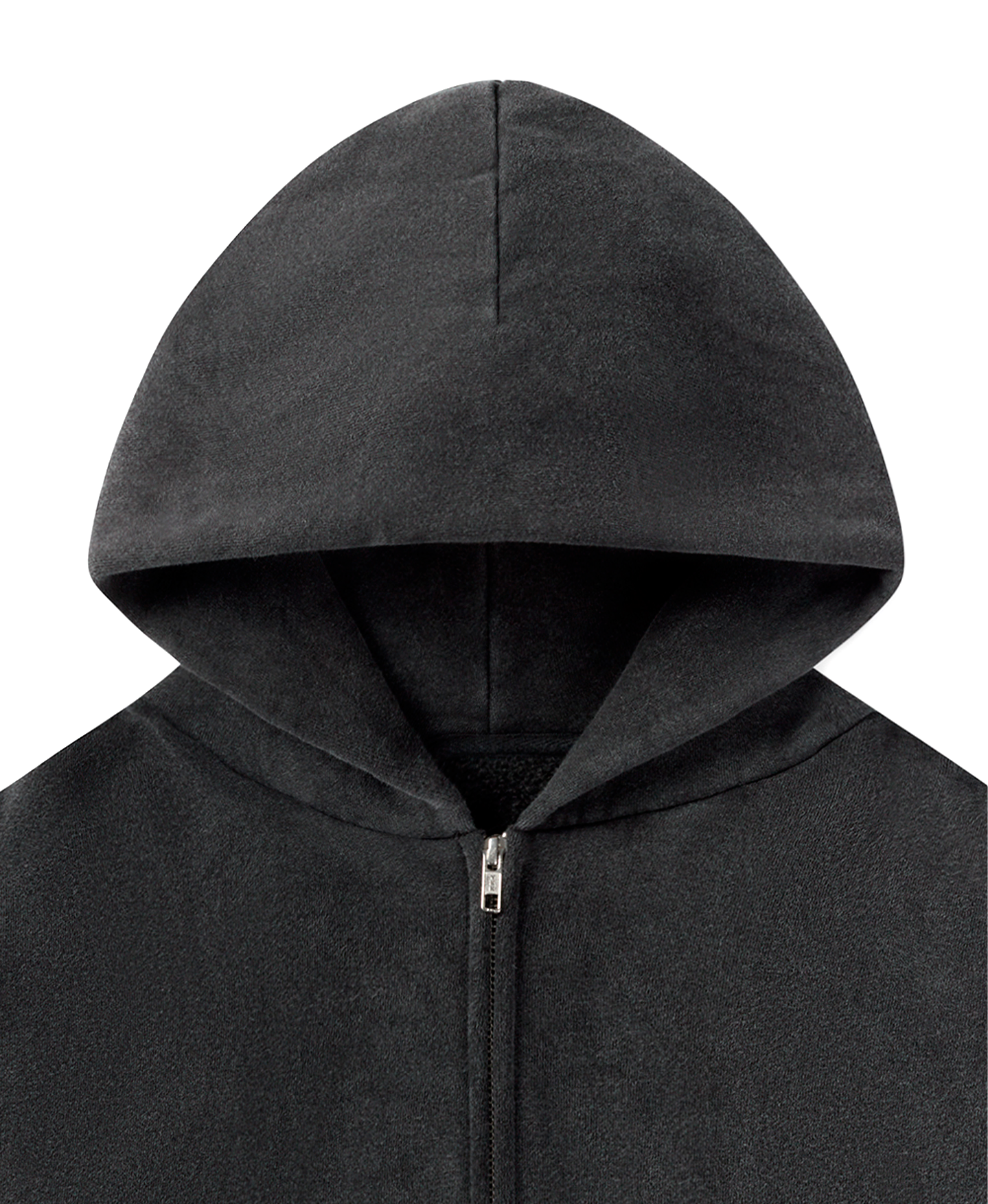 450 GSM ‘Vintage Black’ Zipper