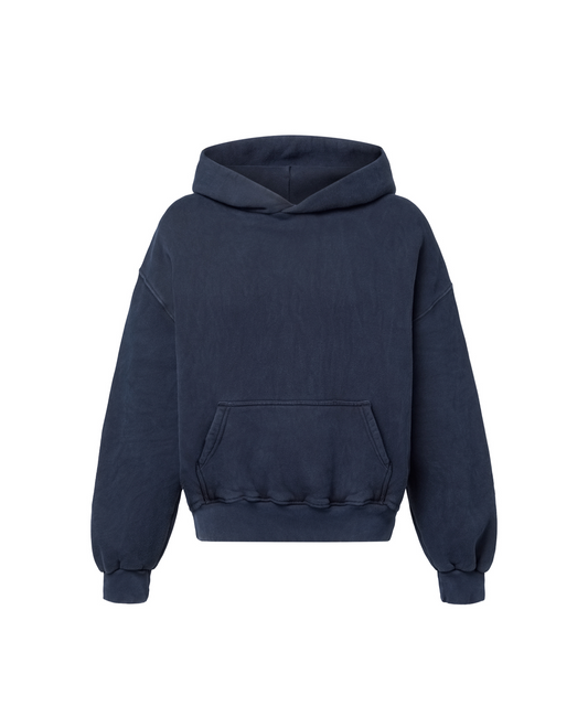 450 GSM 'Vintage Navy Blue' Hoodie