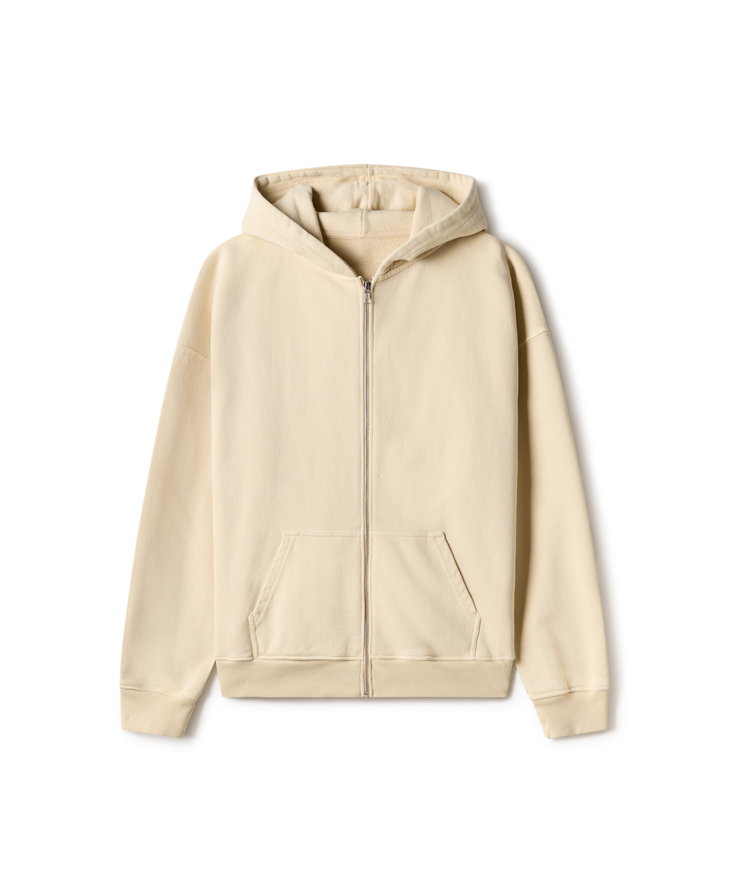 600 GSM 'Cloud Cream' Zipper