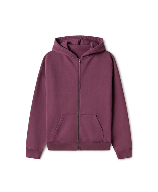 600 GSM 'Wine' Zipper