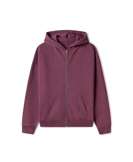 600 GSM 'Burgundy' Zipper