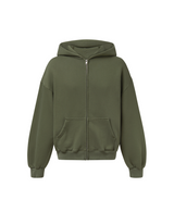 450 GSM ‘Army Olive’ Zipper