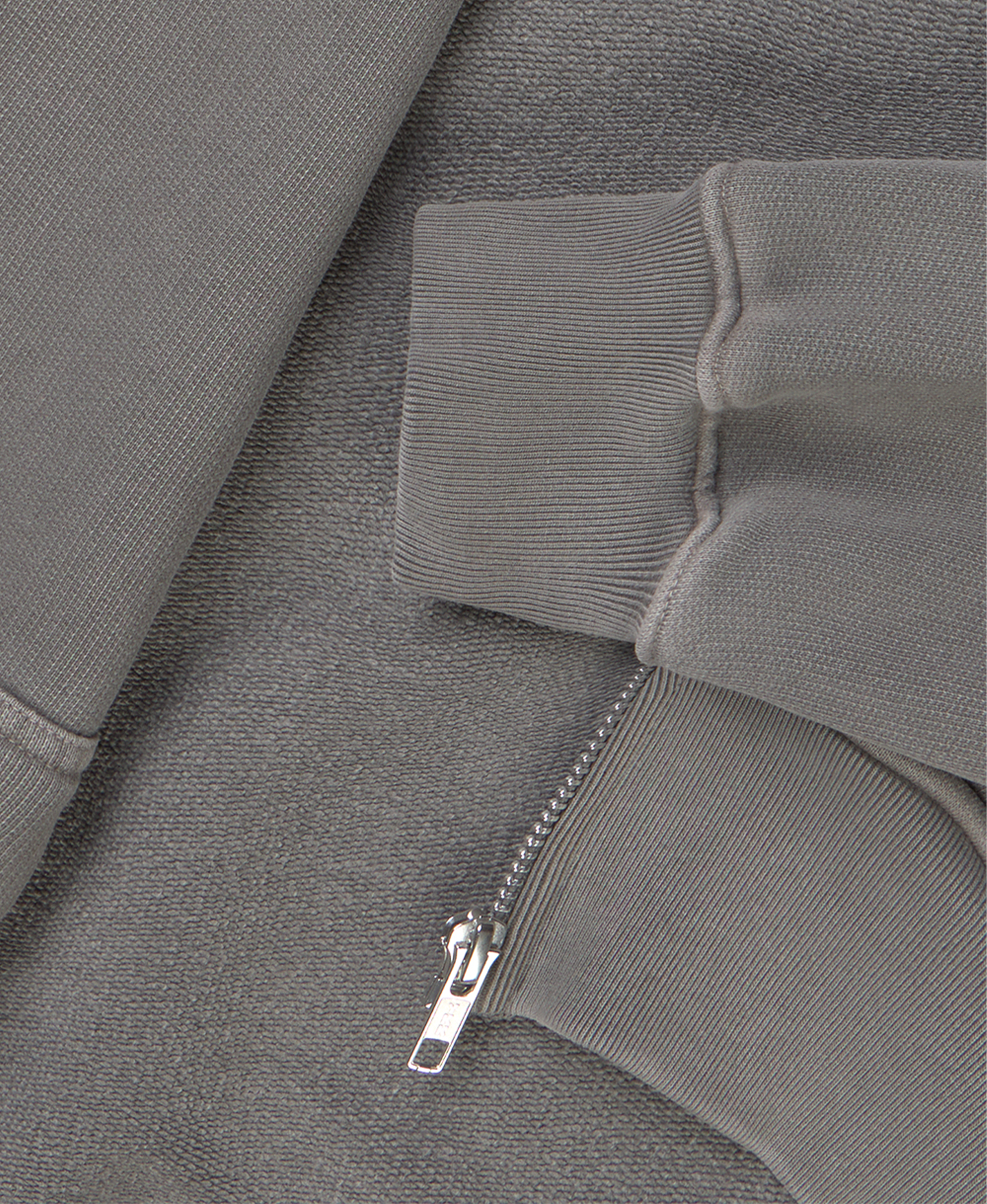 600 GSM 'Mud Gray' Zipper