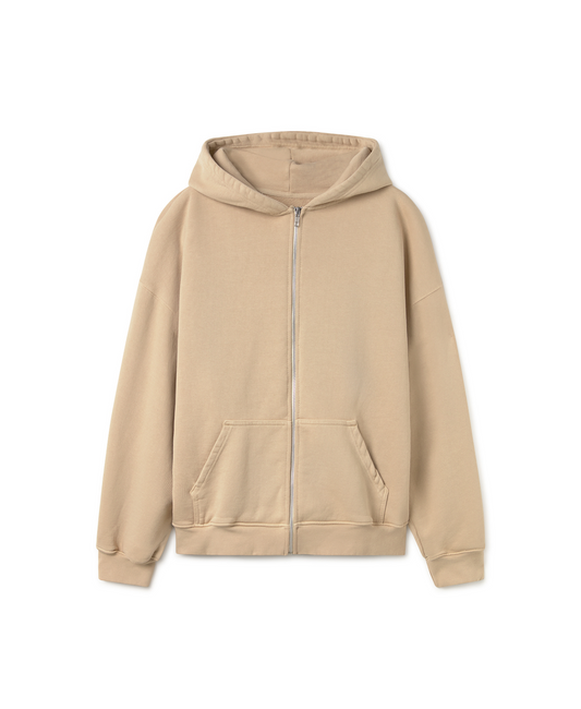 600 GSM 'Tan' Zipper