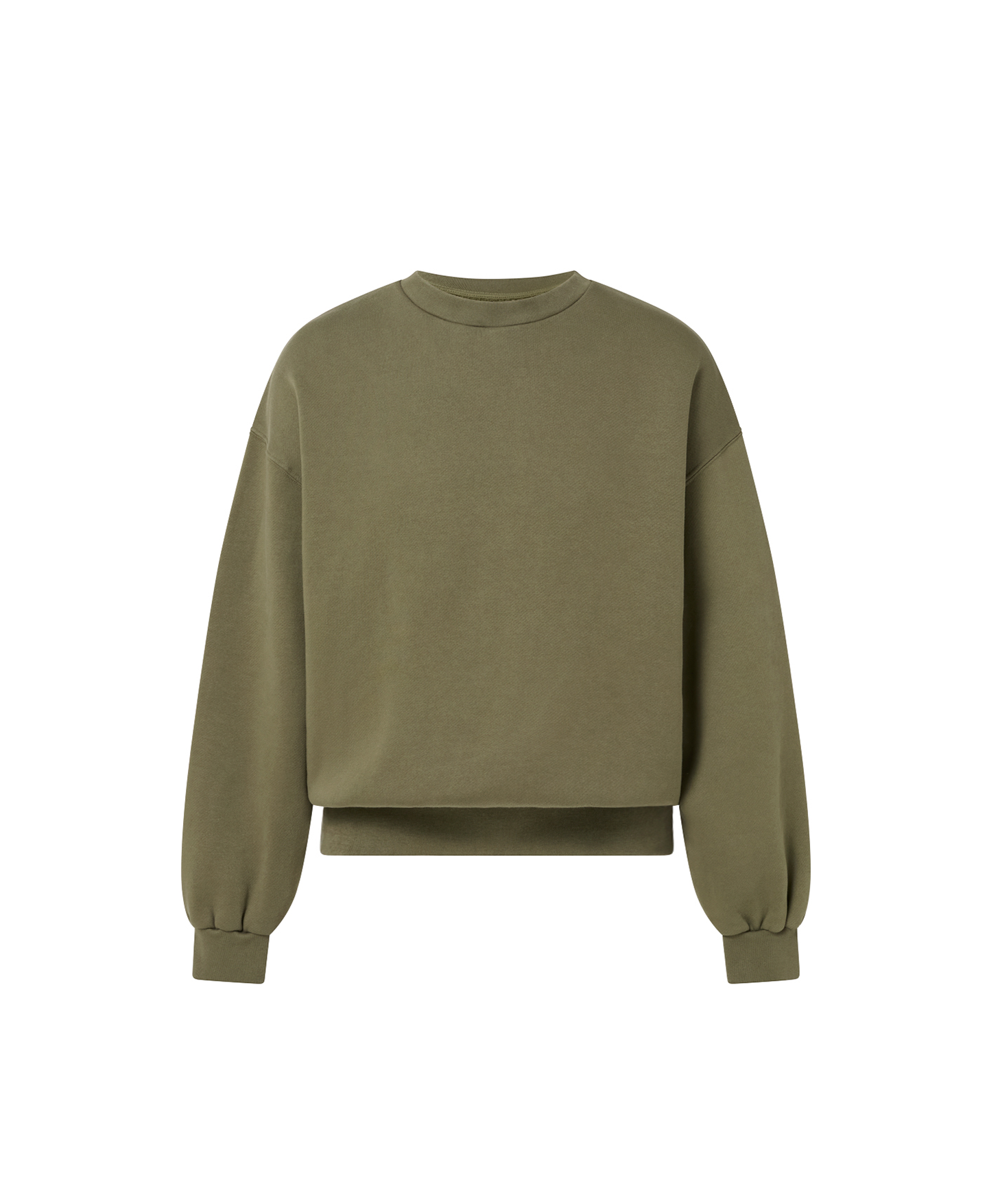 450 GSM 'Army Olive' Crewneck