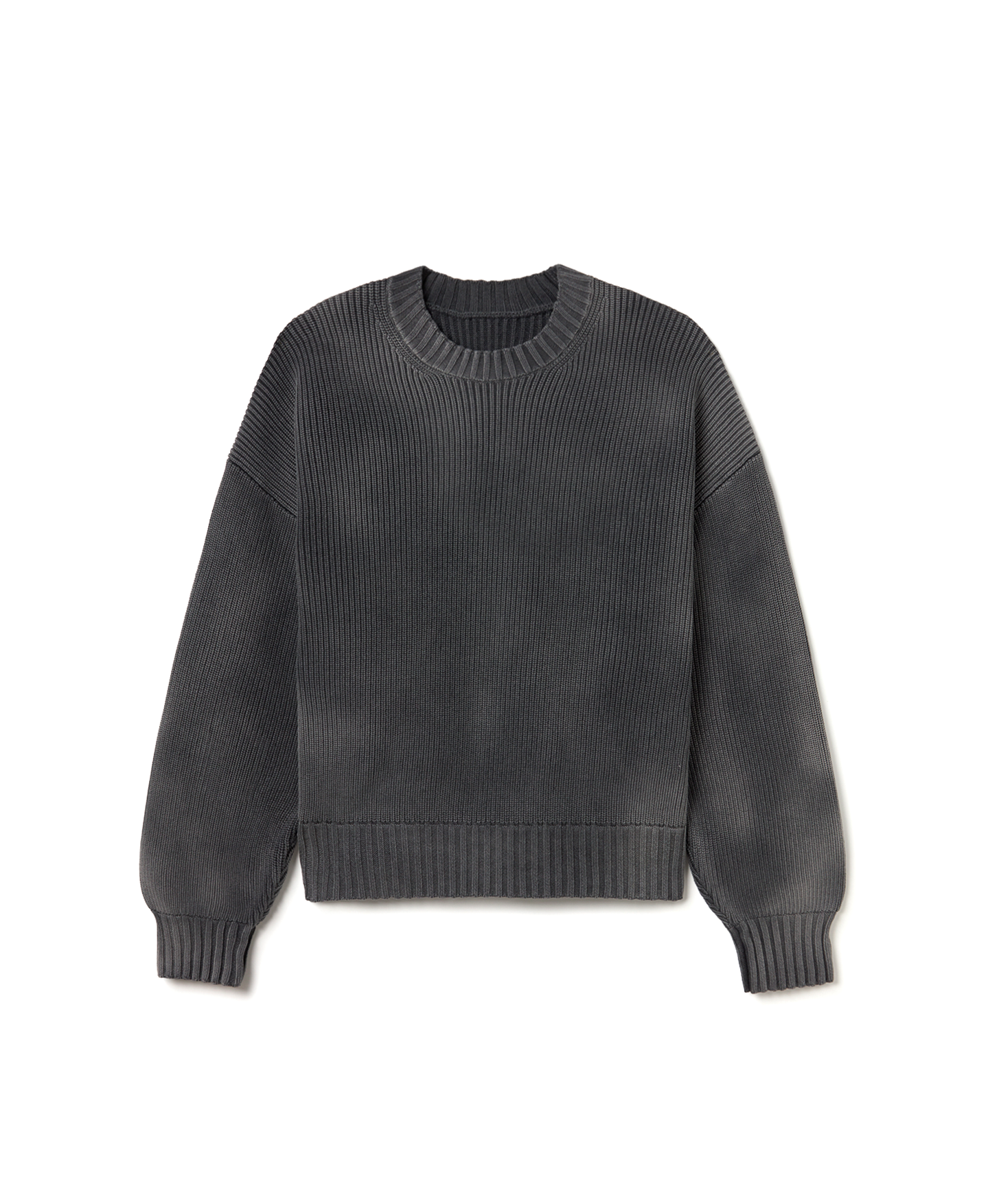 7 Gauge 'Vintage Black' Knit