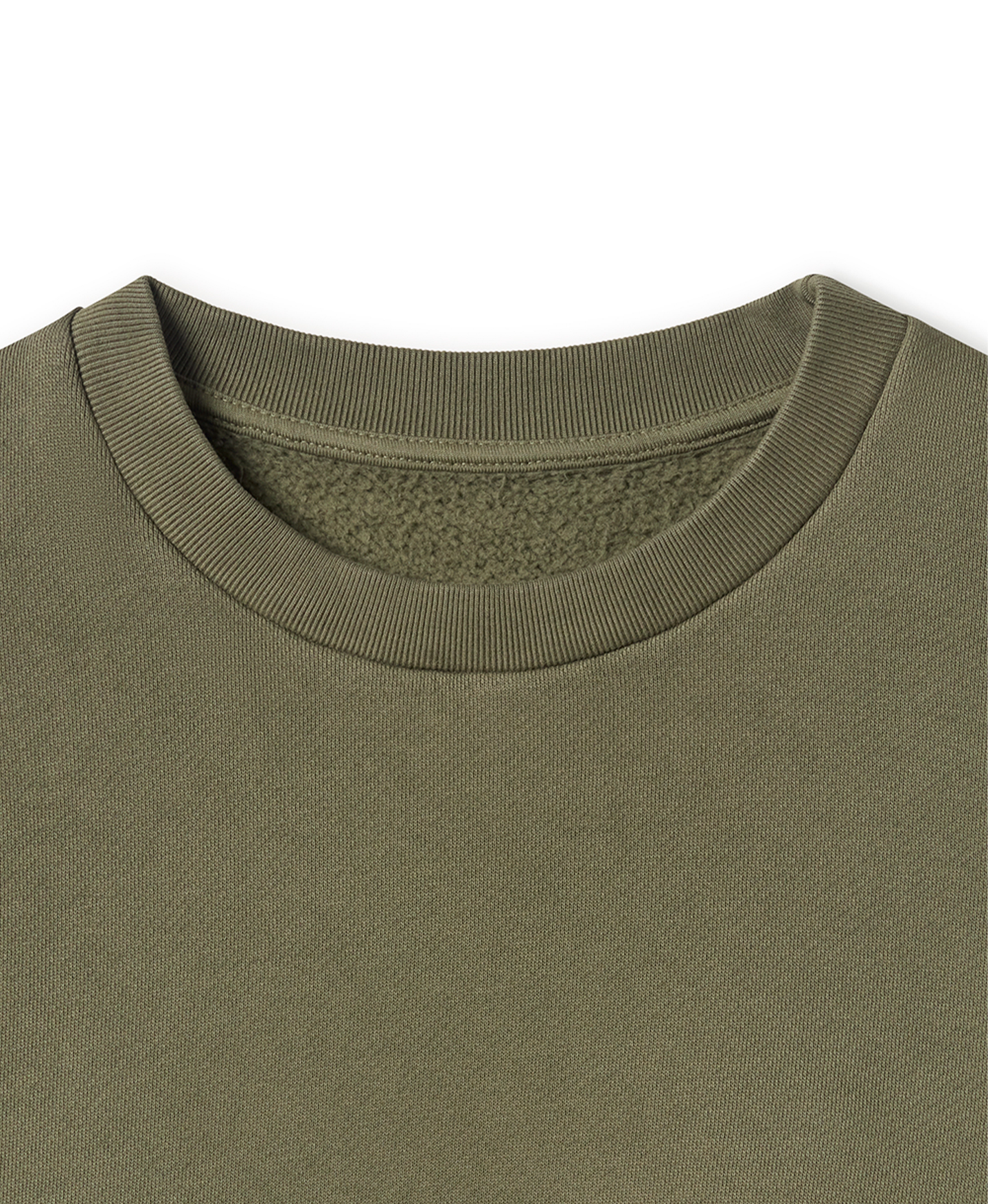 450 GSM 'Army Olive' Crewneck