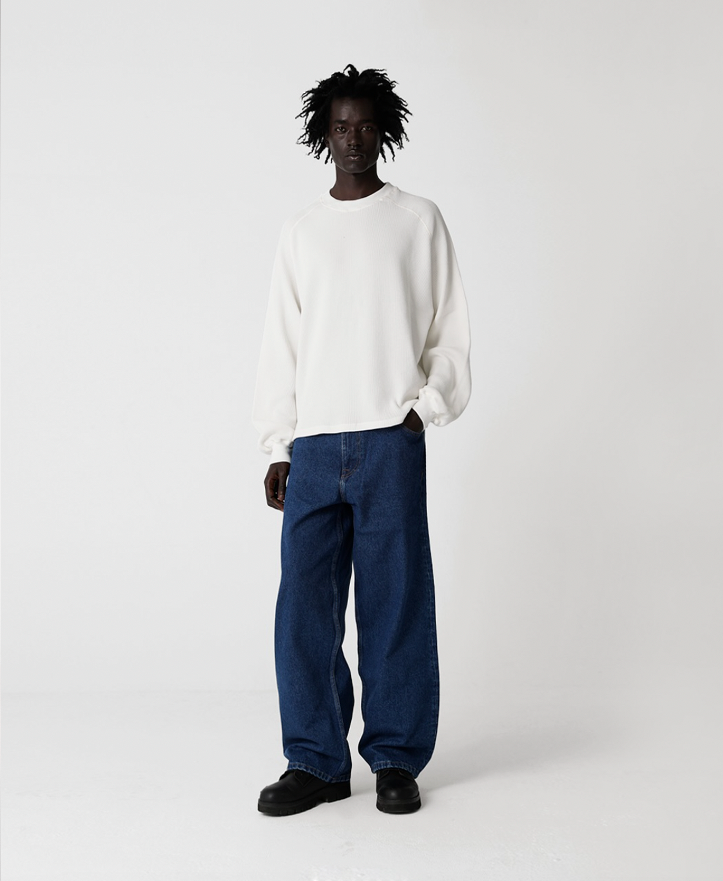 14oz 'Mid Indigo' Denim Jeans