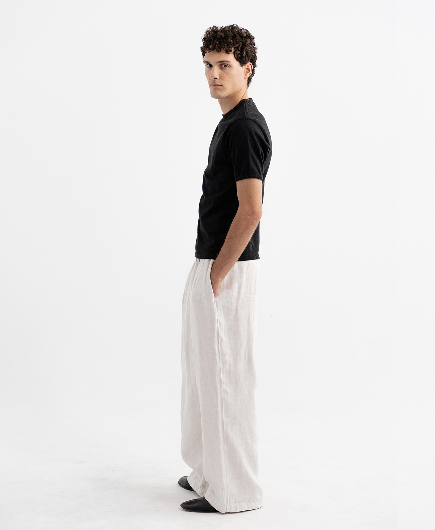 'Cigar' Linen Trousers