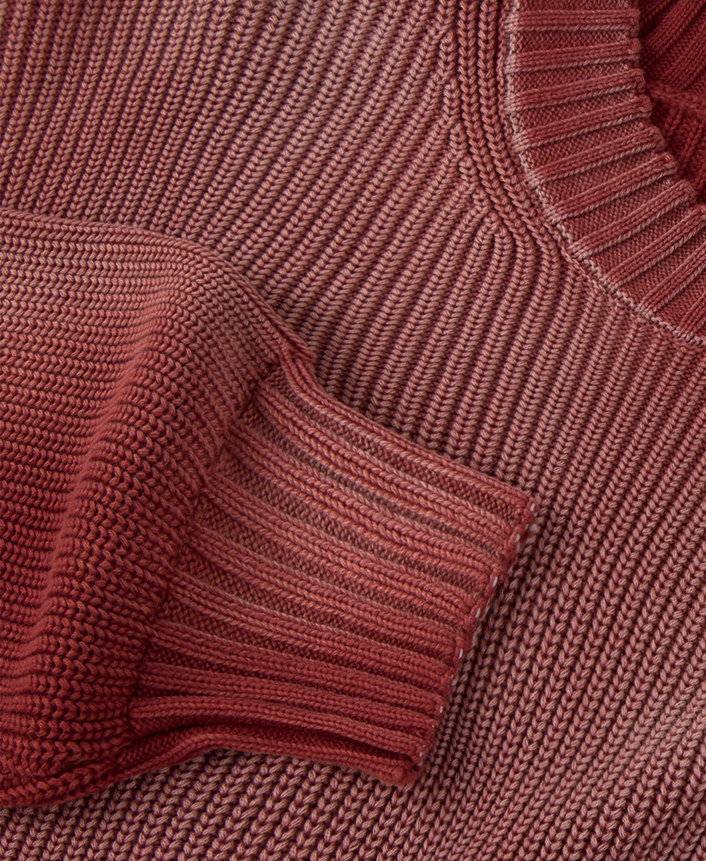 7 Gauge 'Faded Red' Knit