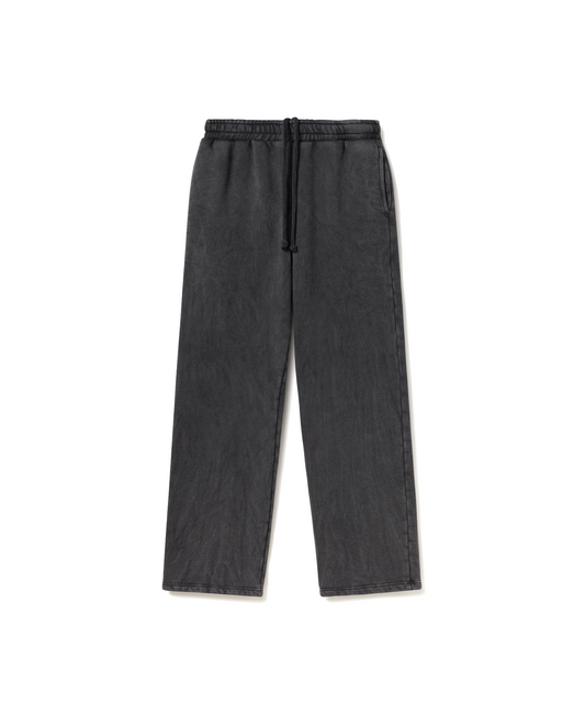 450 GSM 'Vintage Black' Straight-leg Pants