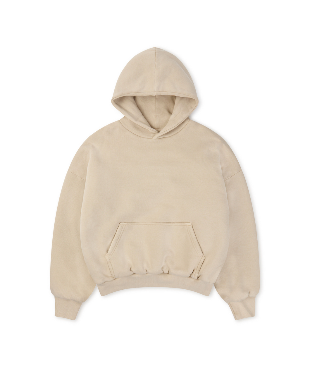 1000 GSM 'Sand' Double Hoodie – Velour Garments