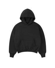 Load image into Gallery viewer, 1000 GSM &#39;Jet Black&#39; Double Hoodie
