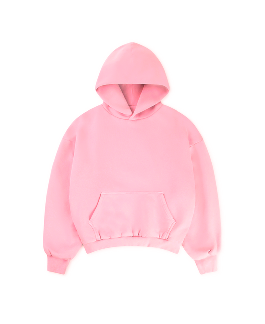 1000 GSM 'Pink Dust' Double Hoodie