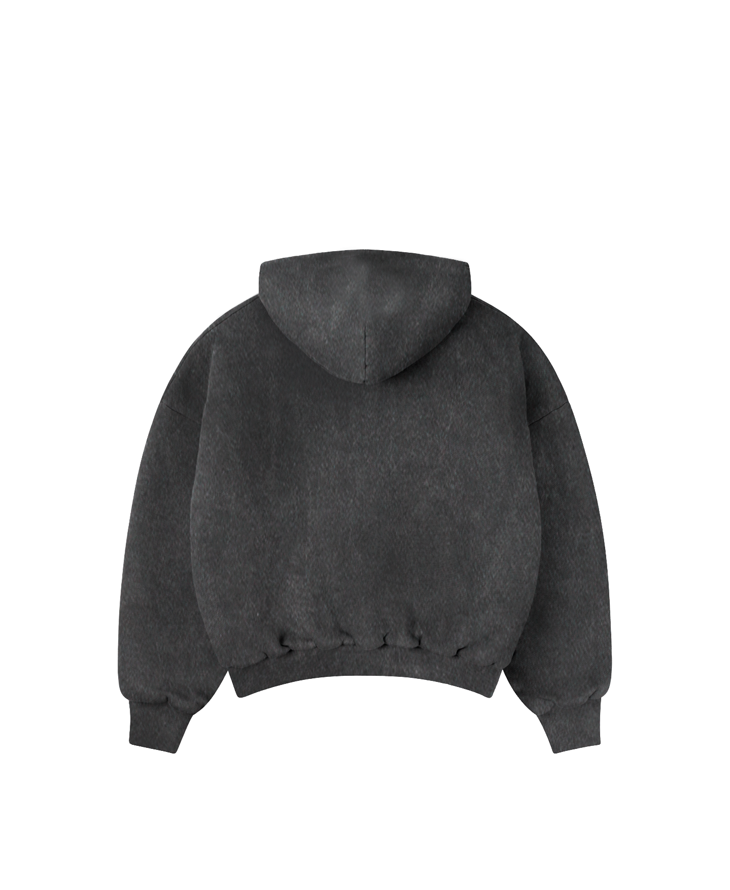 1000 GSM 'Vintage Black' Double Hoodie