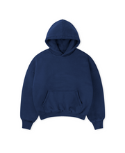Load image into Gallery viewer, 1000 GSM &#39;Navy Blue&#39; Double Hoodie
