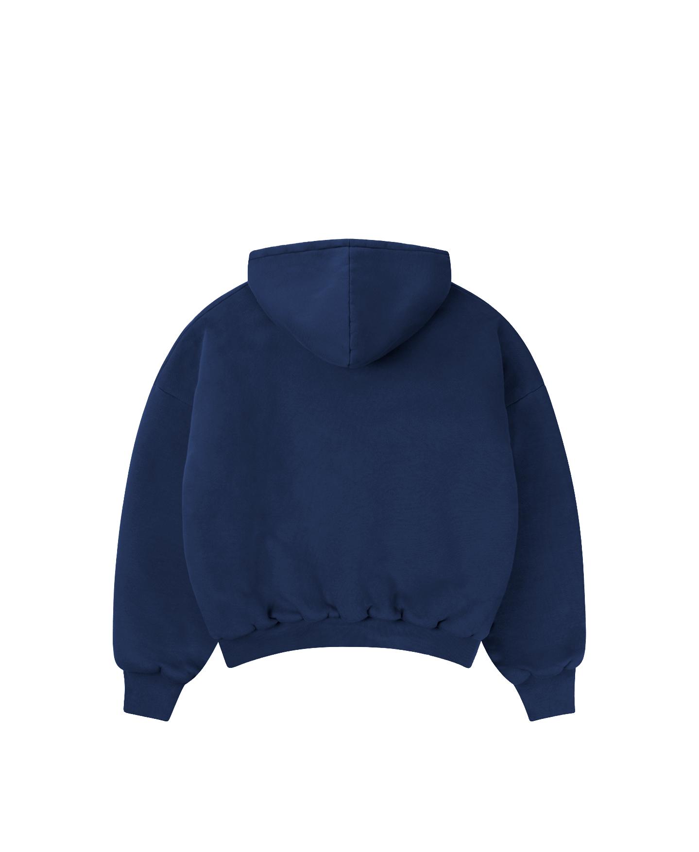 1000 GSM Navy Blue Double Hoodie Velour Garments