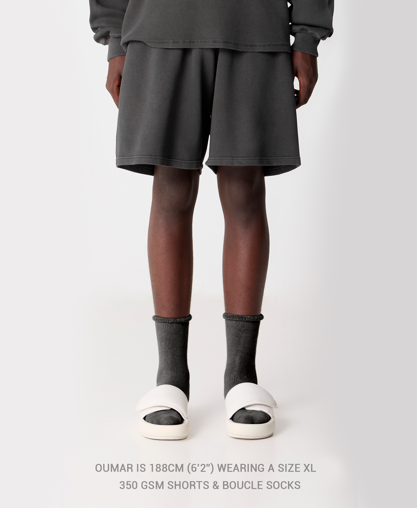 350 GSM 'Neutral Gray' Short Pants