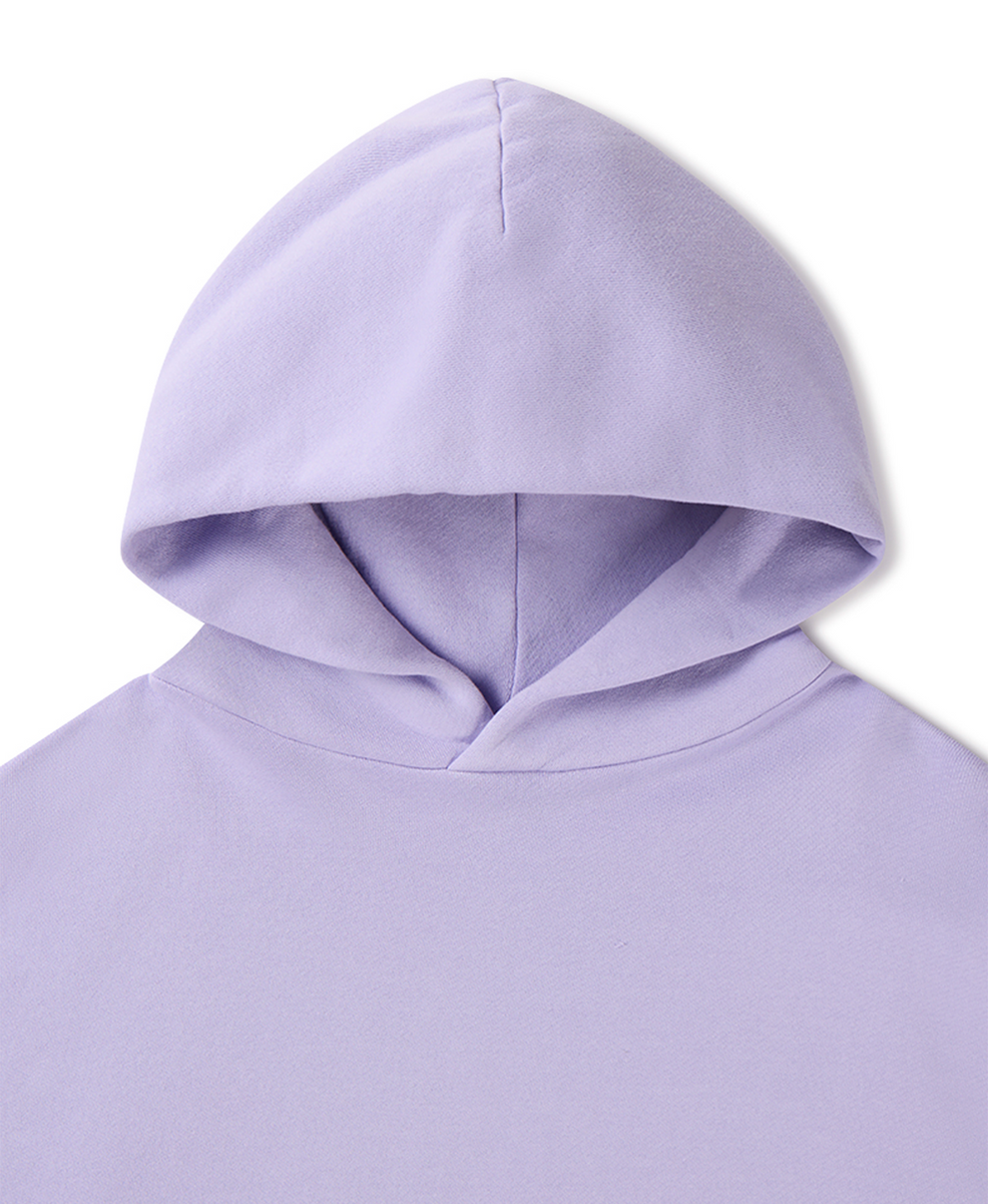 CROPPED HOODIE - LAVENDER FOG