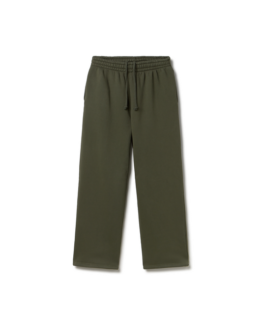 450 GSM 'Olive' Straight-leg Pants