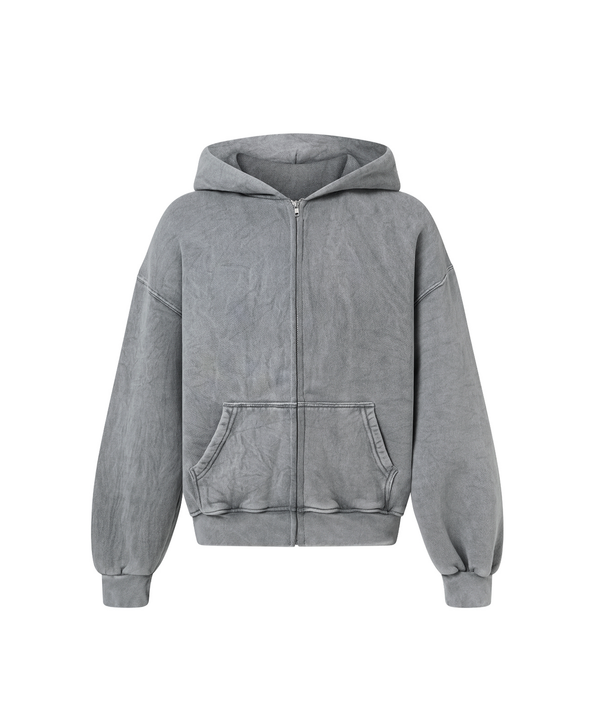 450 GSM ‘Vintage Gray’ Zipper