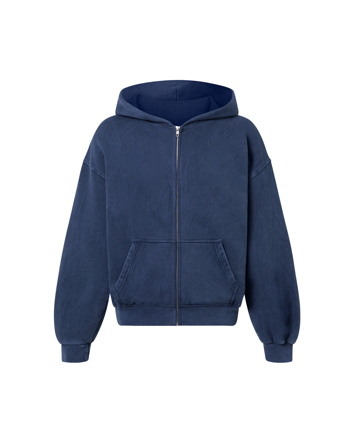 450 GSM ‘Vintage Navy Blue’ Zipper