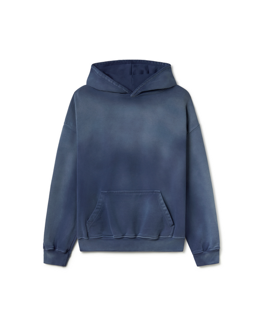 600 GSM 'Faded Navy' Hoodie