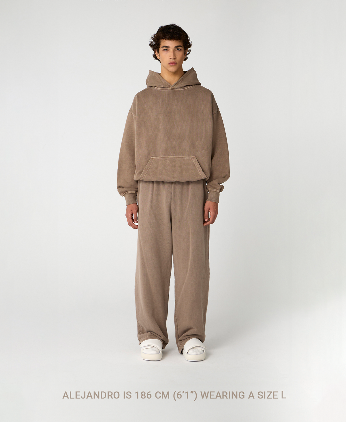 600 GSM 'Oat' Hoodie