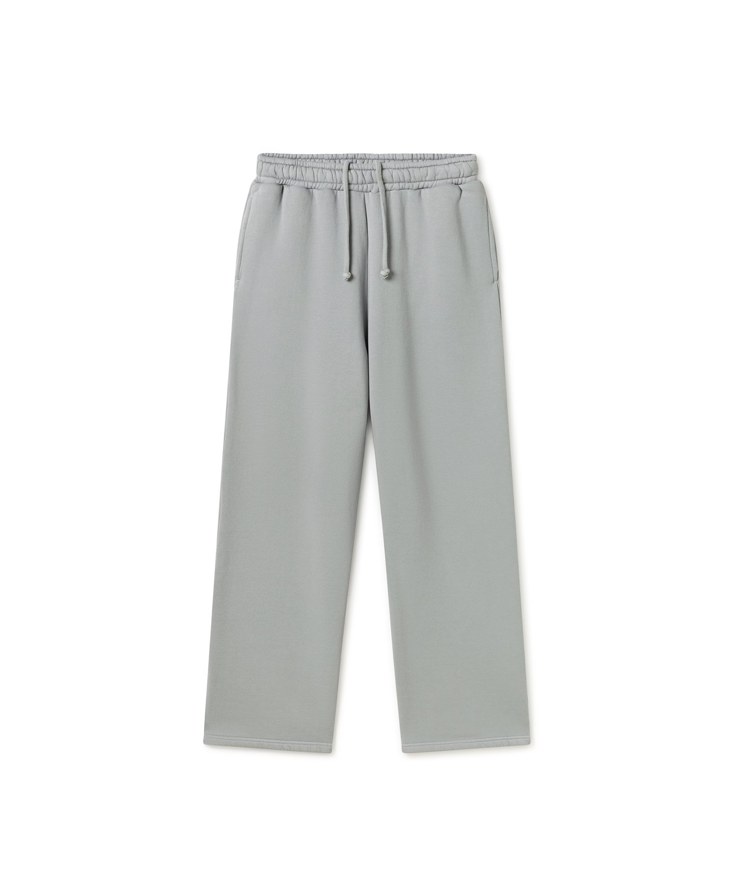 450 GSM 'Neutral Gray' Straight-leg Pants – Velour Garments