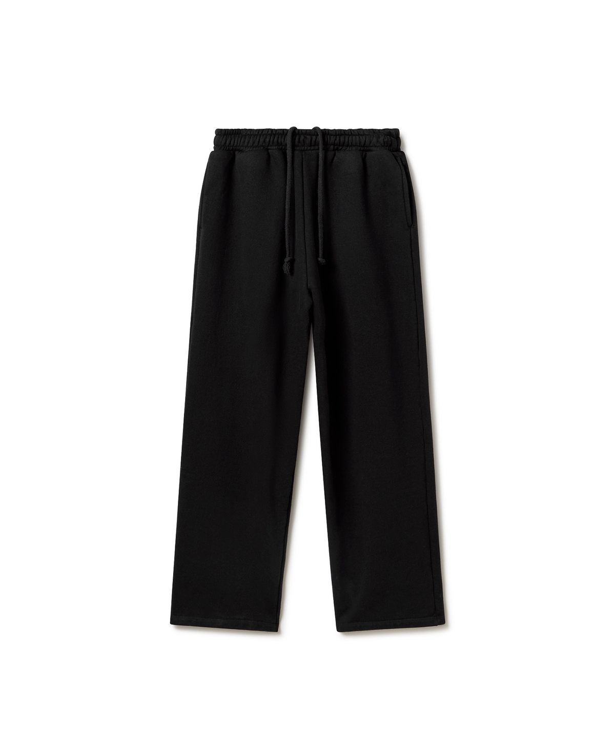 450 GSM 'Jet Black' Straight-leg Pants