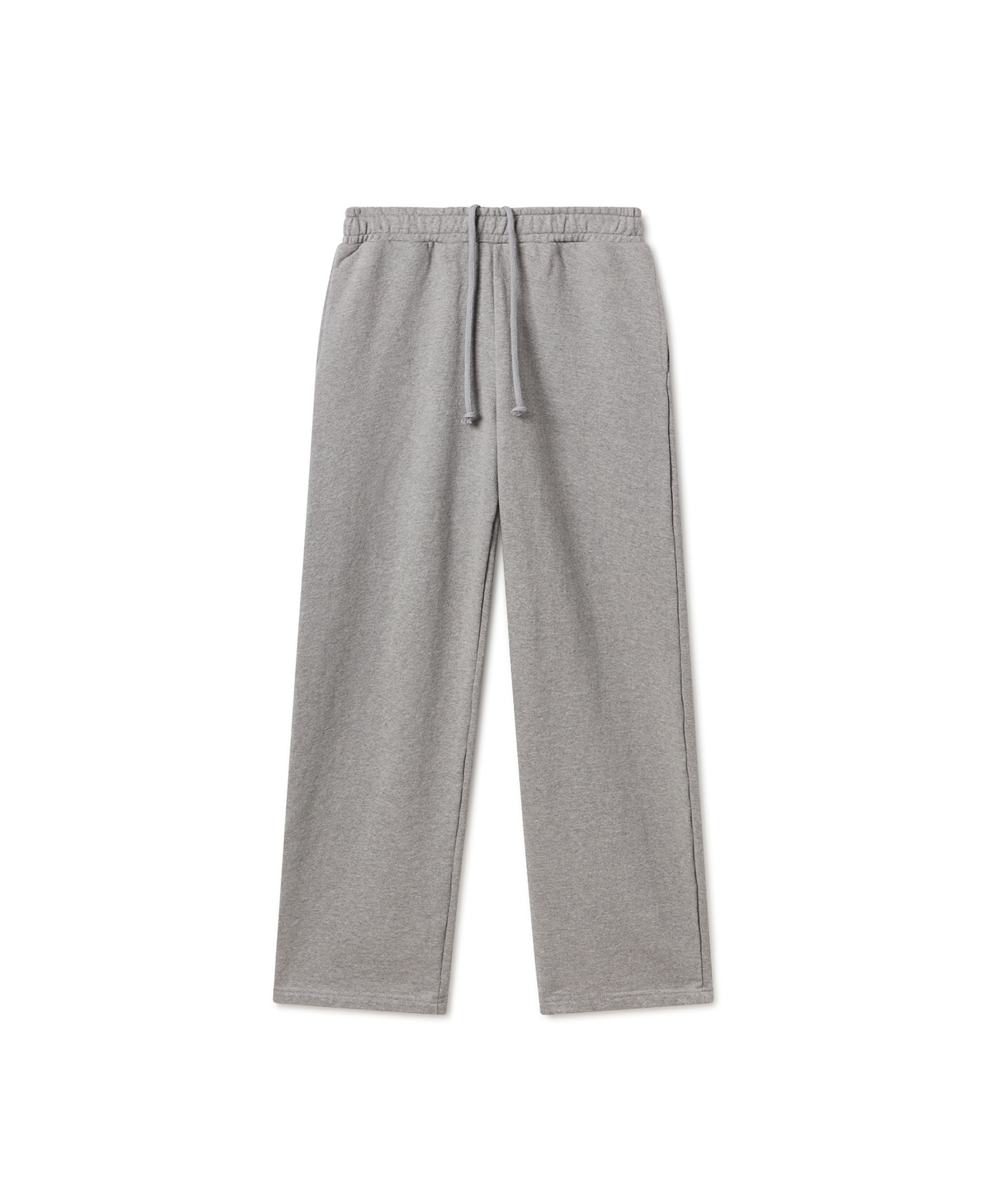 450 GSM 'Ash Gray' Straight-leg Pants