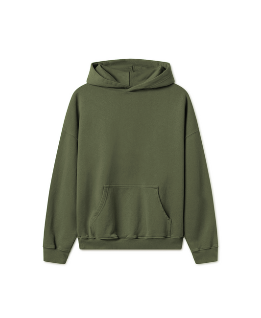 600 GSM 'Olive' Hoodie