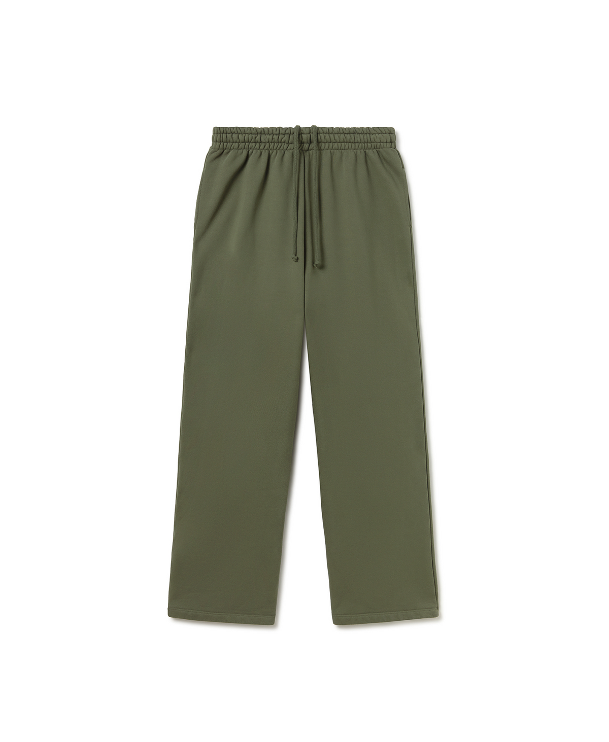 600 GSM 'Olive' Straight-leg Pants