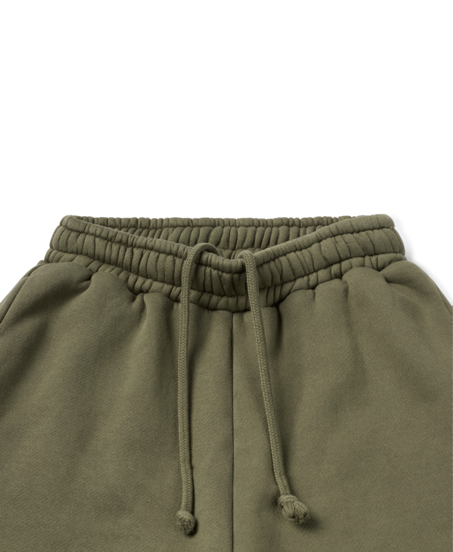 450 GSM 'Army Olive' Straight-leg Pants