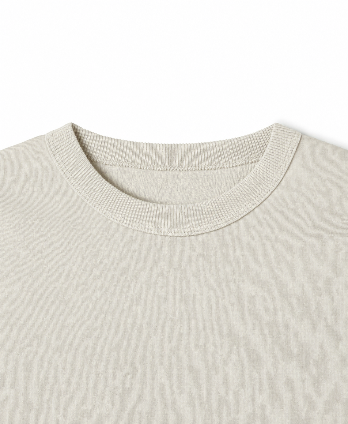 300 GSM 'Ecru' Slim Fit T-Shirt