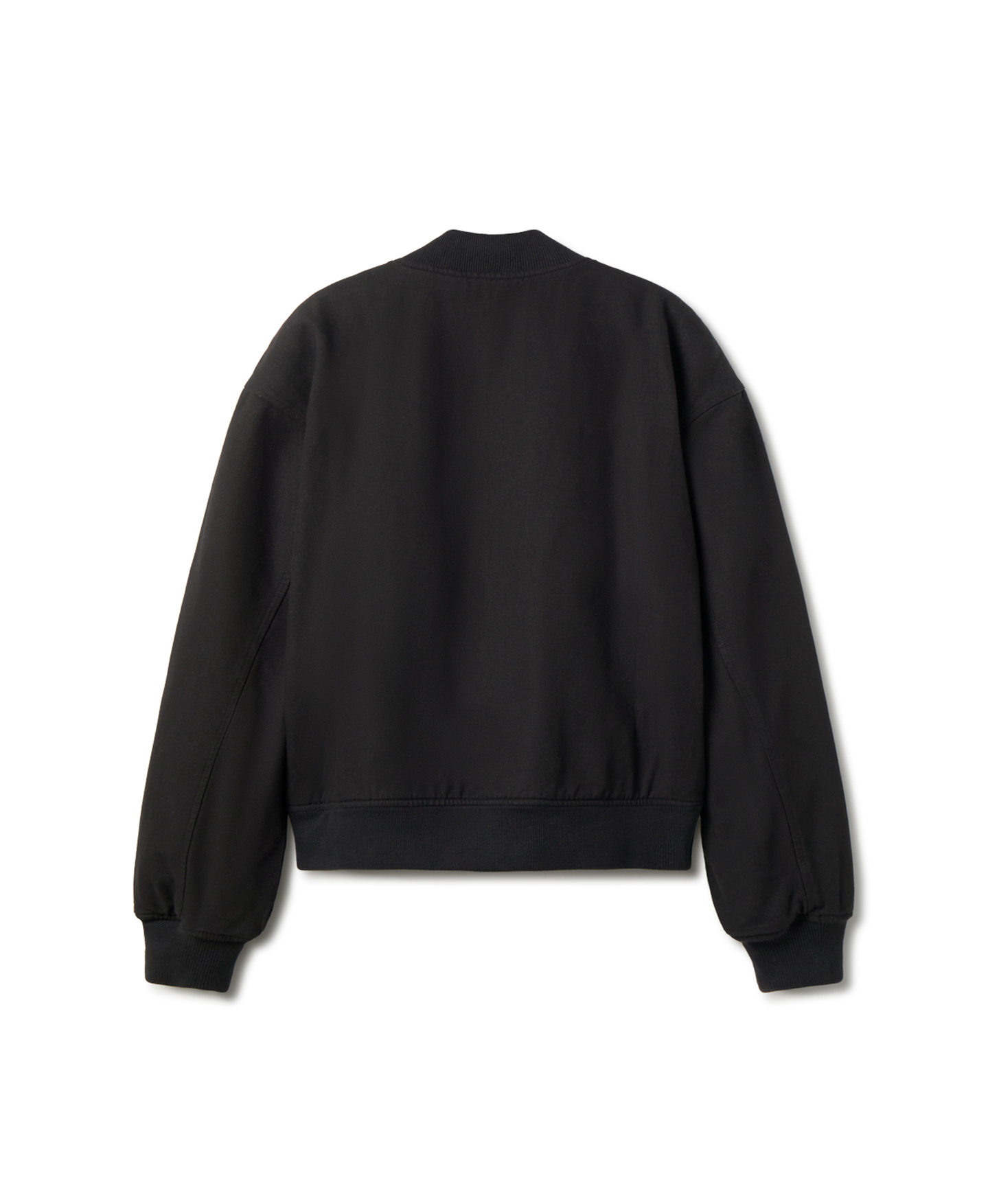 'Jet Black' Bomber Jacket