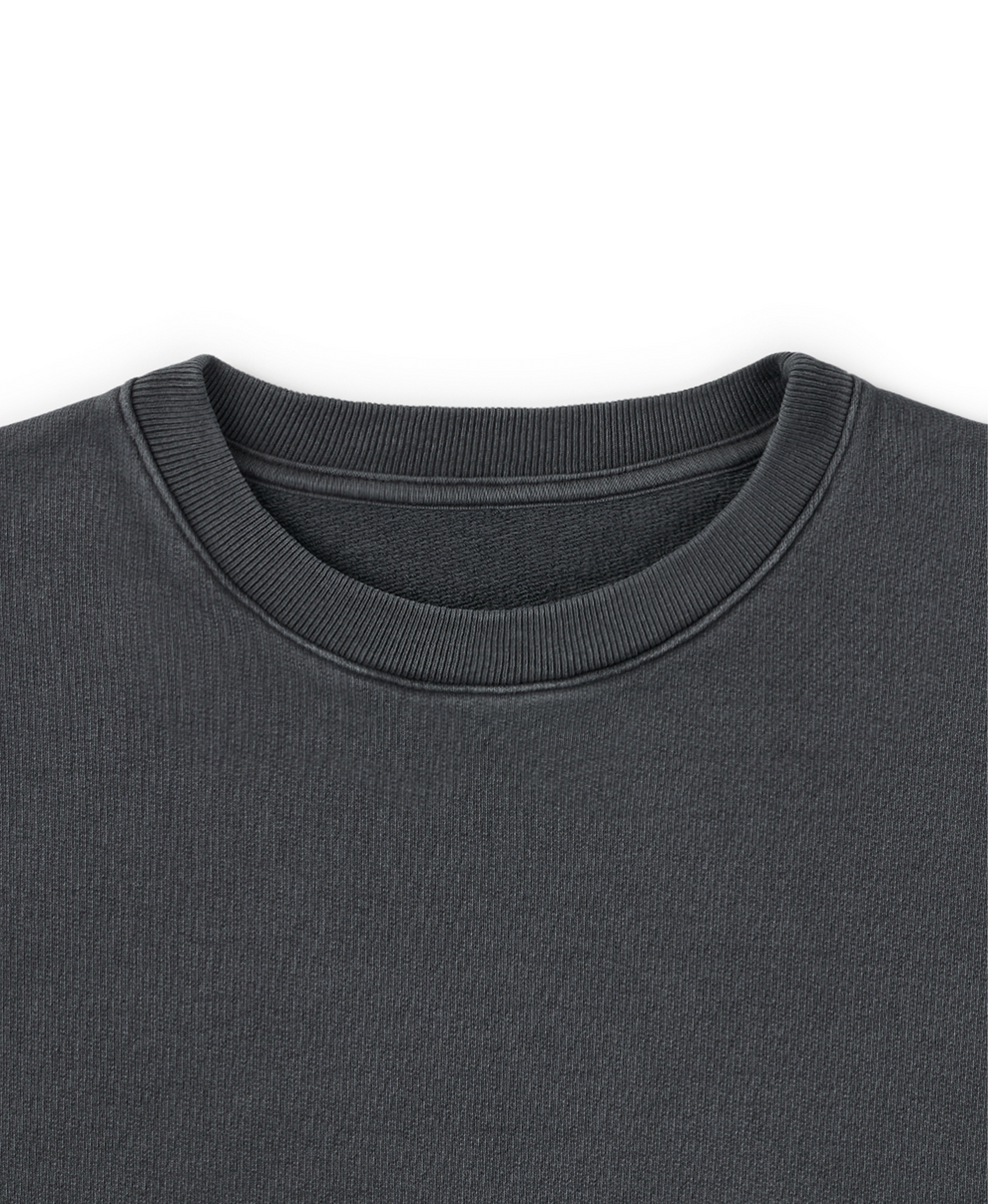 600 GSM 'Anthracite' Crewneck – Velour Garments