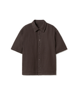 'Chocolate' Linen Shirt