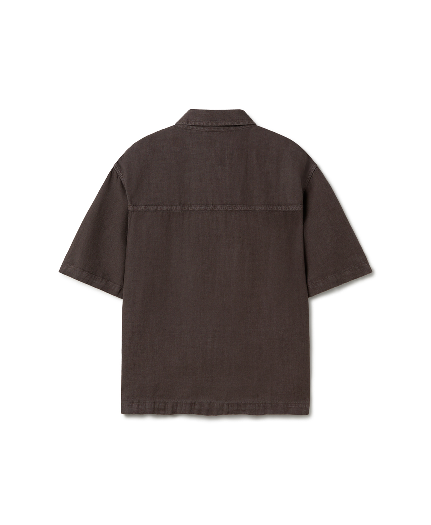 'Chocolate' Linen Shirt