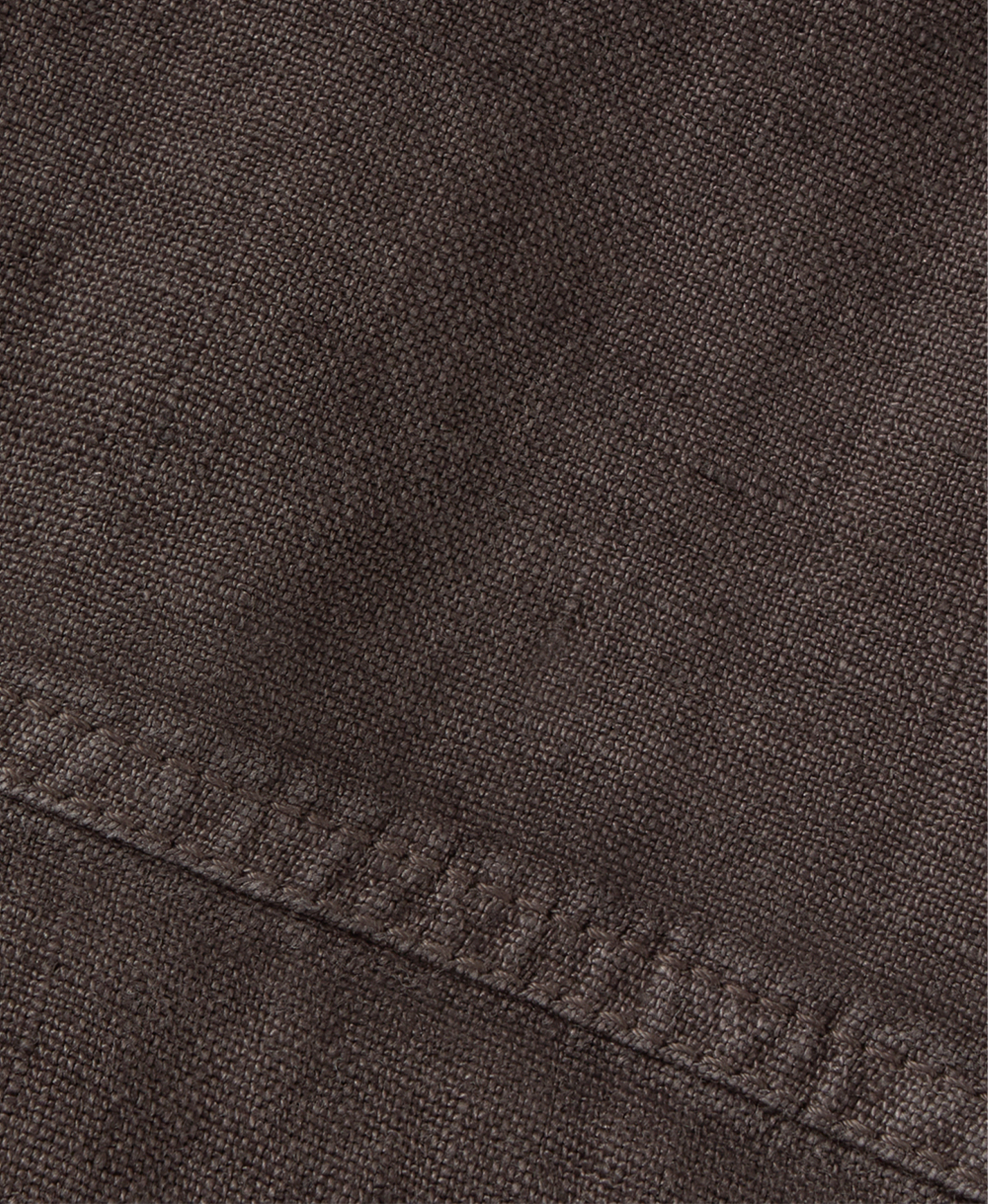 'Chocolate' Linen Shirt