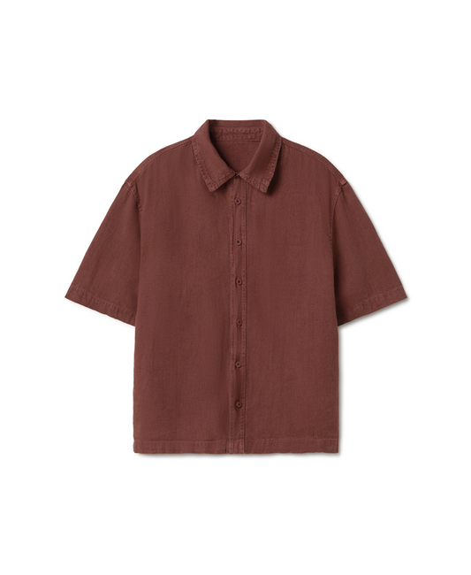 'Cigar' Linen Shirt