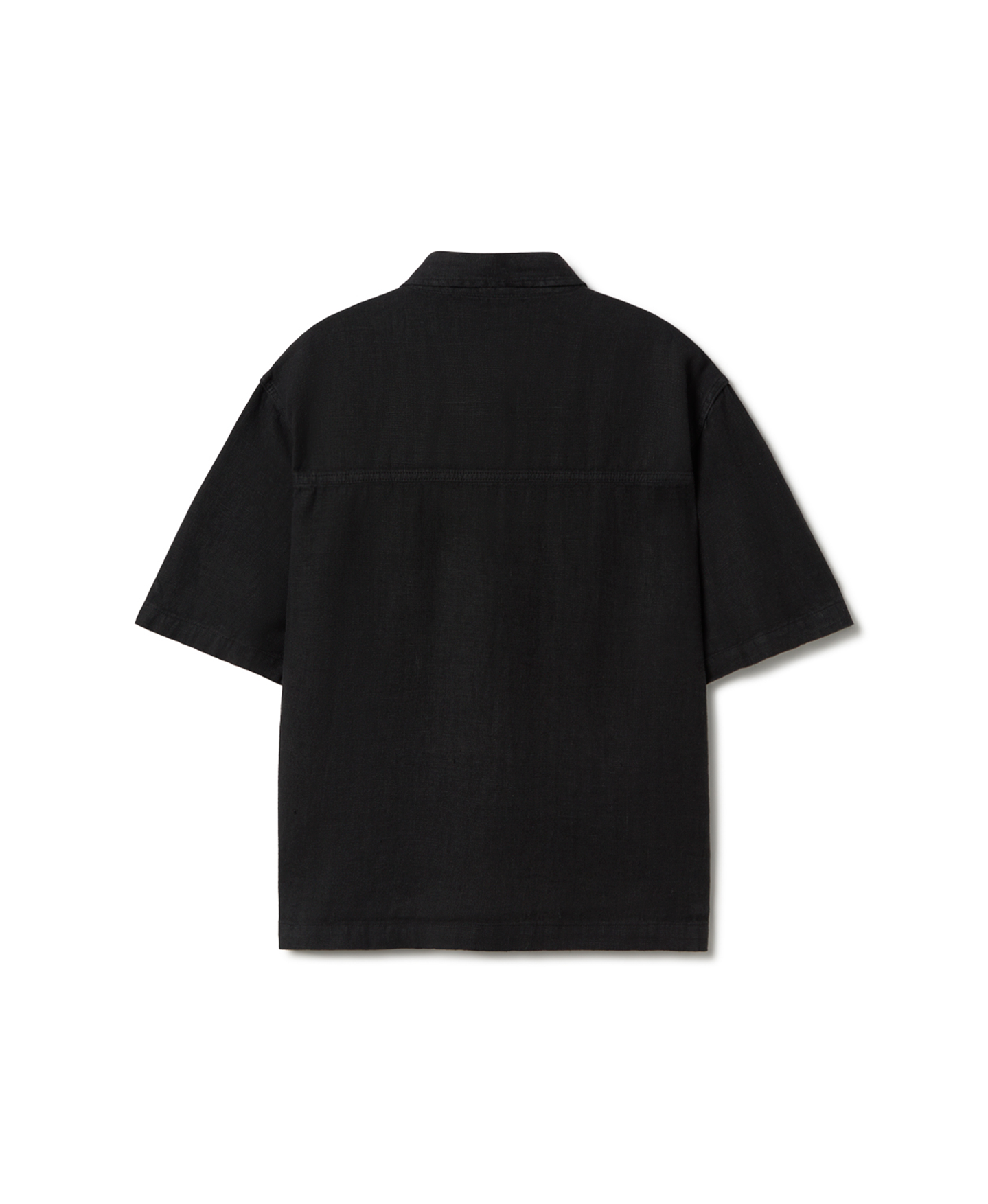 'Jet Black' Linen Shirt