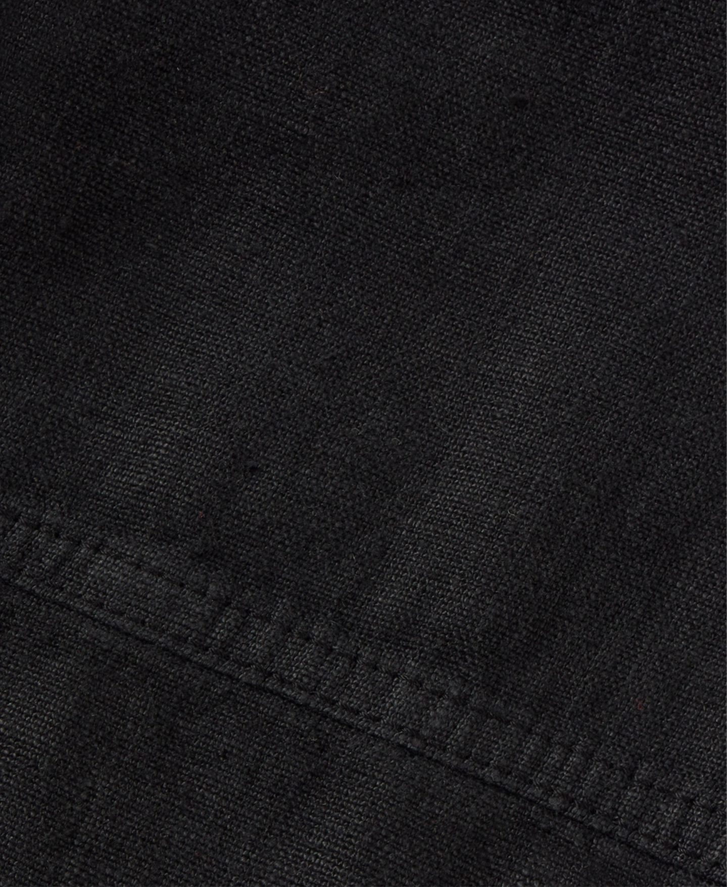 'Jet Black' Linen Shirt