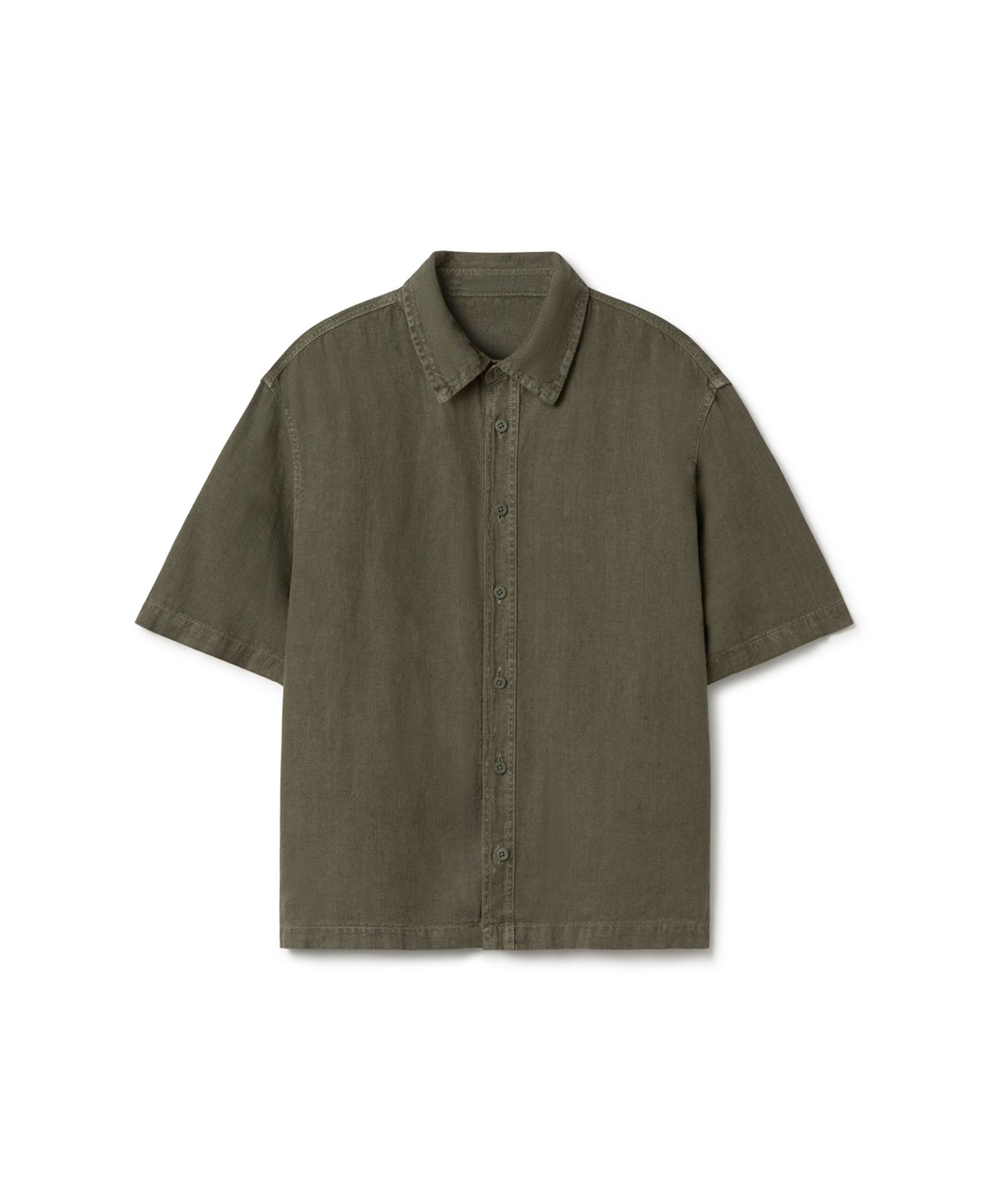 'Olive' Linen Shirt