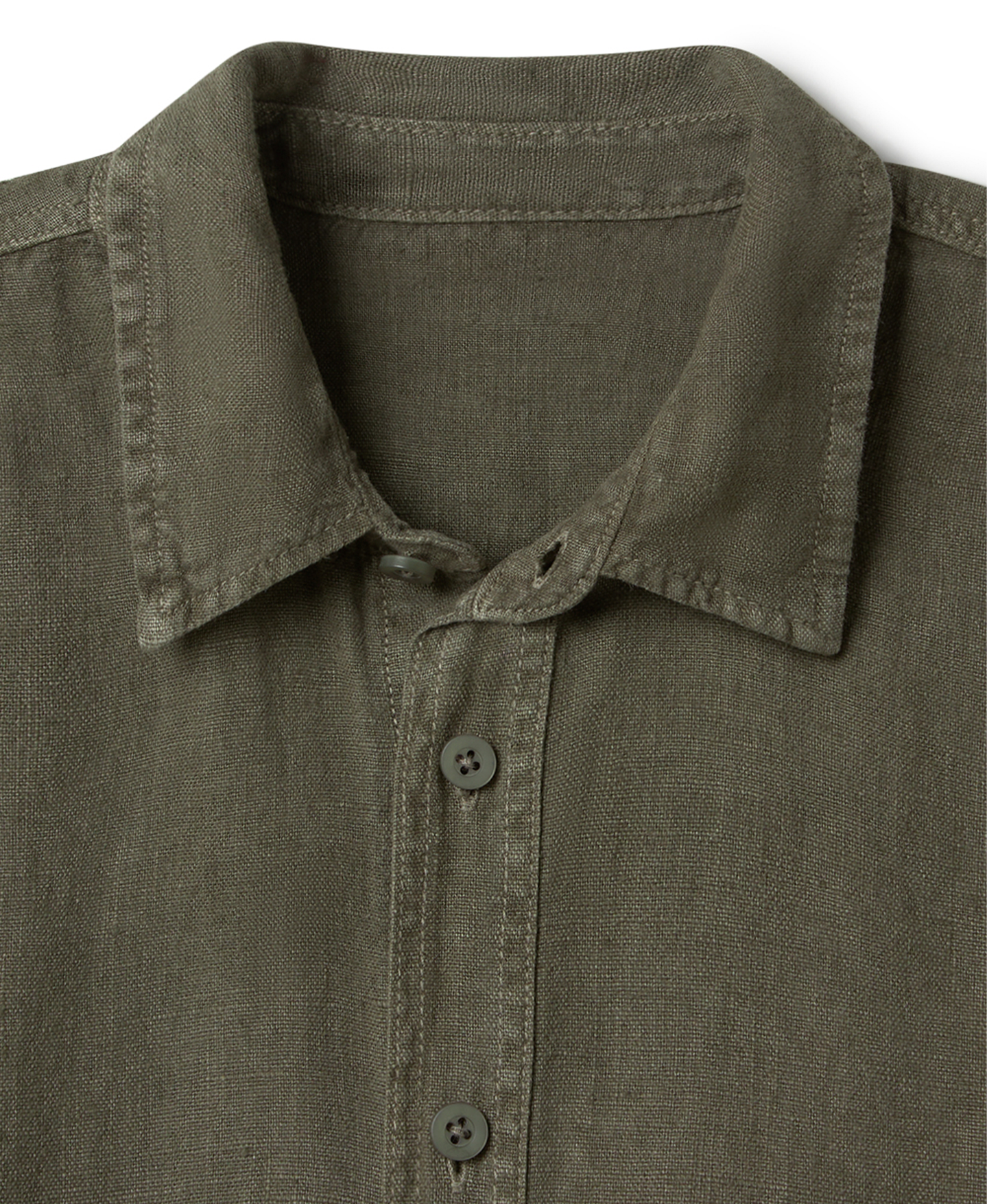 'Olive' Linen Shirt