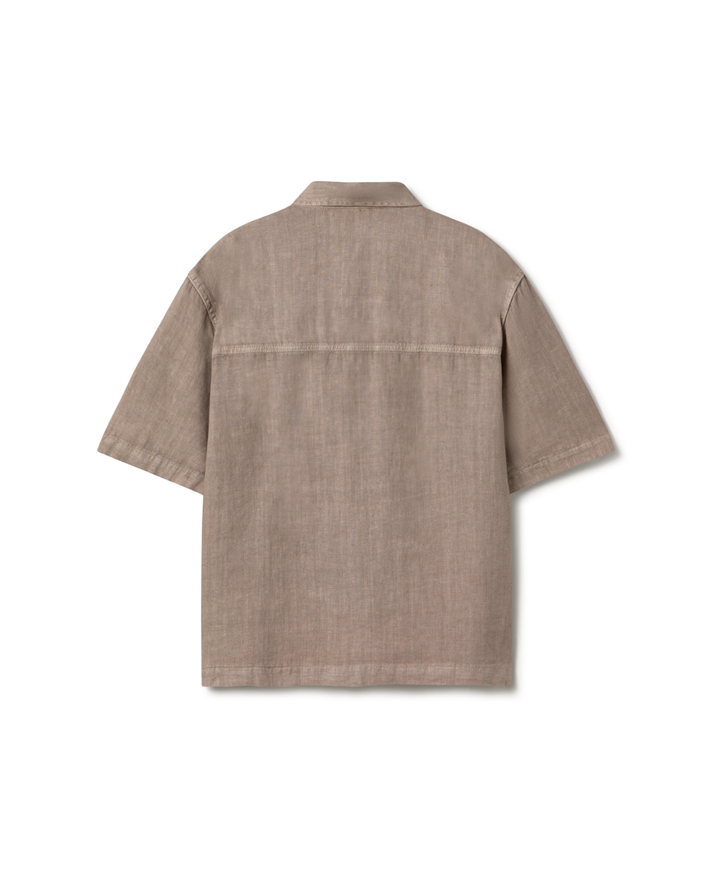 'Taupe' Linen Shirt