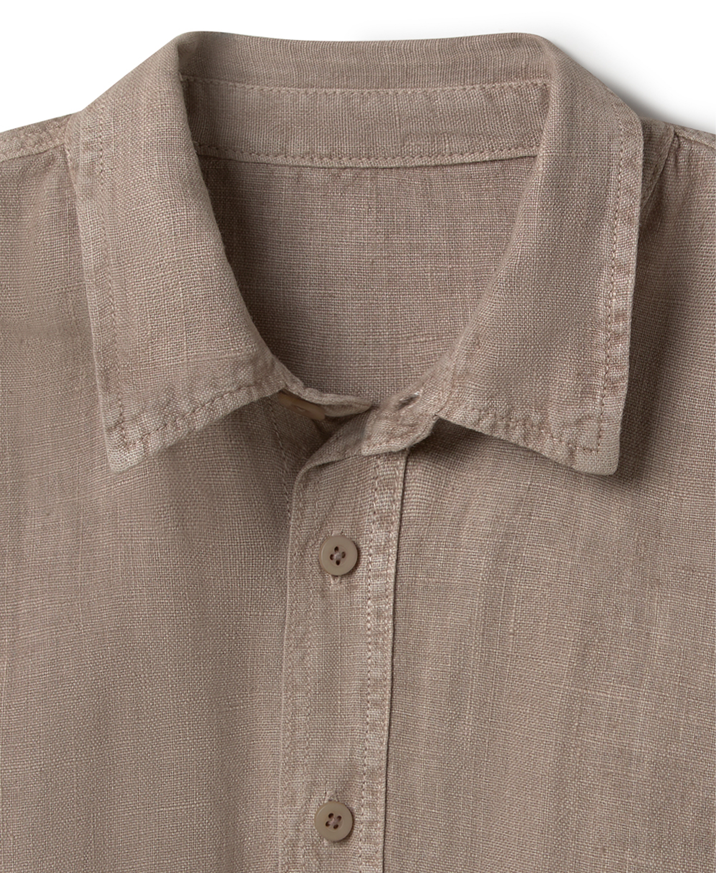 'Taupe' Linen Shirt