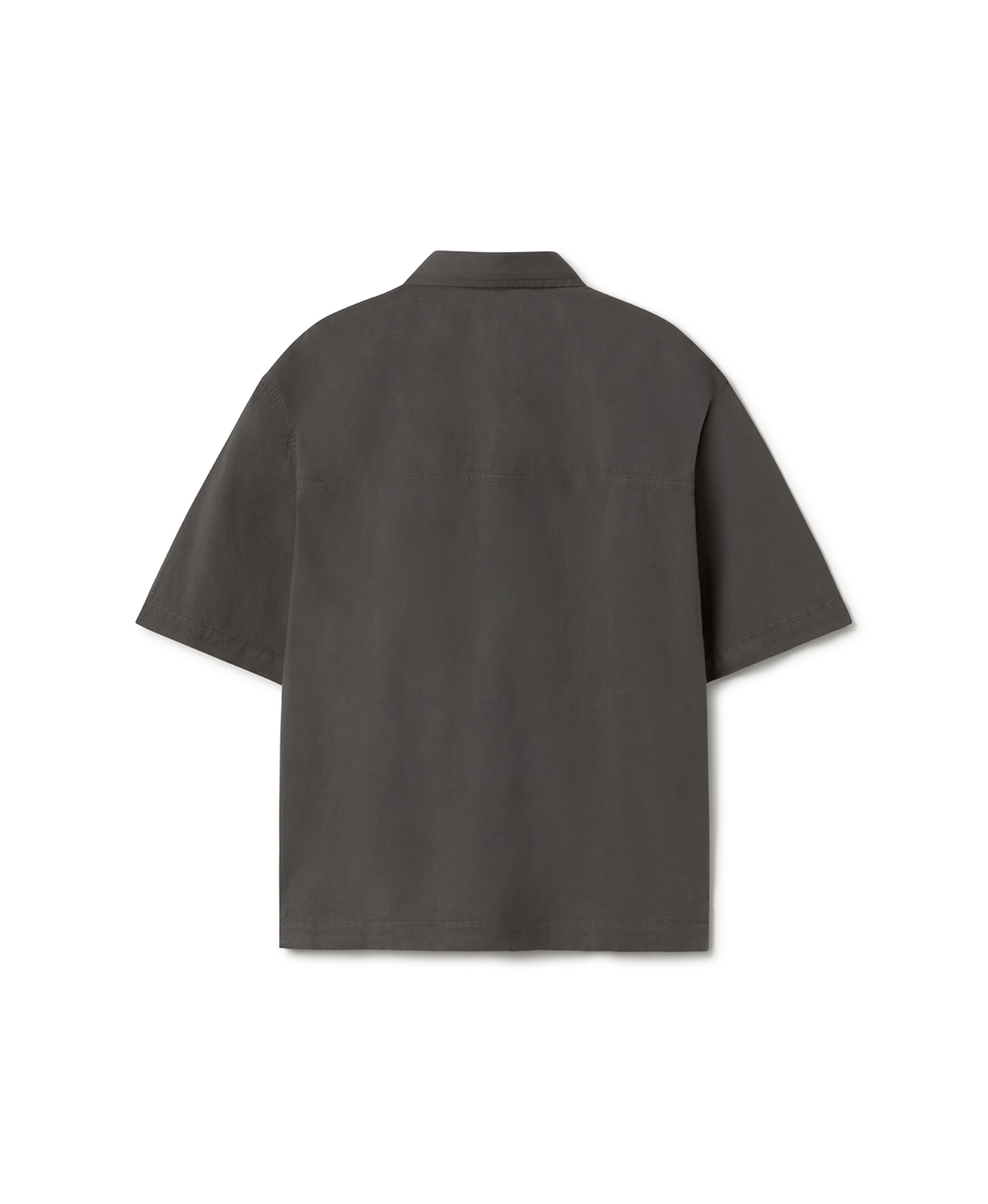 'Anthracite' Poplin Shirt